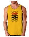 Natural Mustache Rainbow Loose Tank Top-Loose Tank Top-TooLoud-Gold-Small-Davson Sales