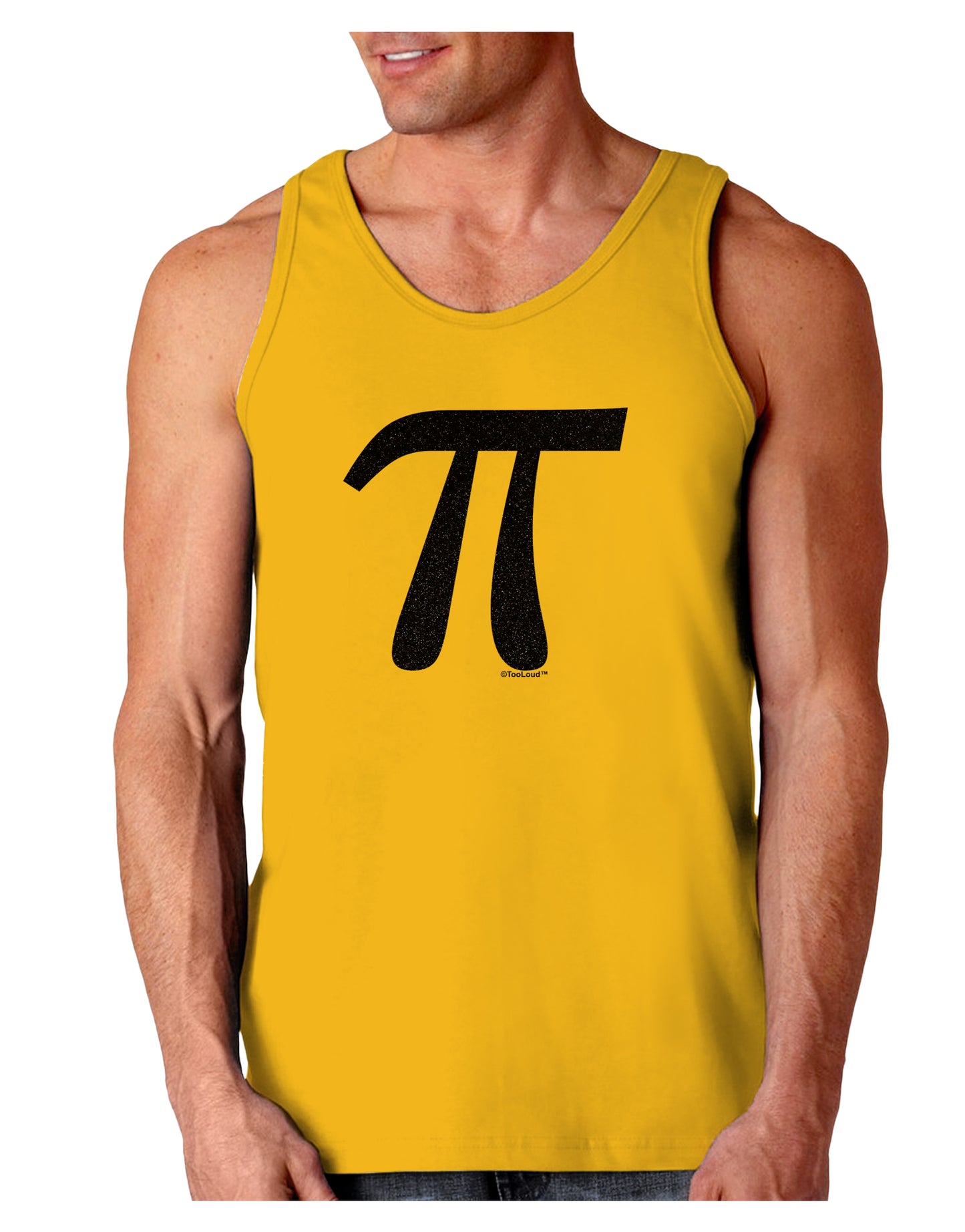 Pi Symbol Glitter - Black Loose Tank Top by TooLoud-Loose Tank Top-TooLoud-Gold-Small-Davson Sales