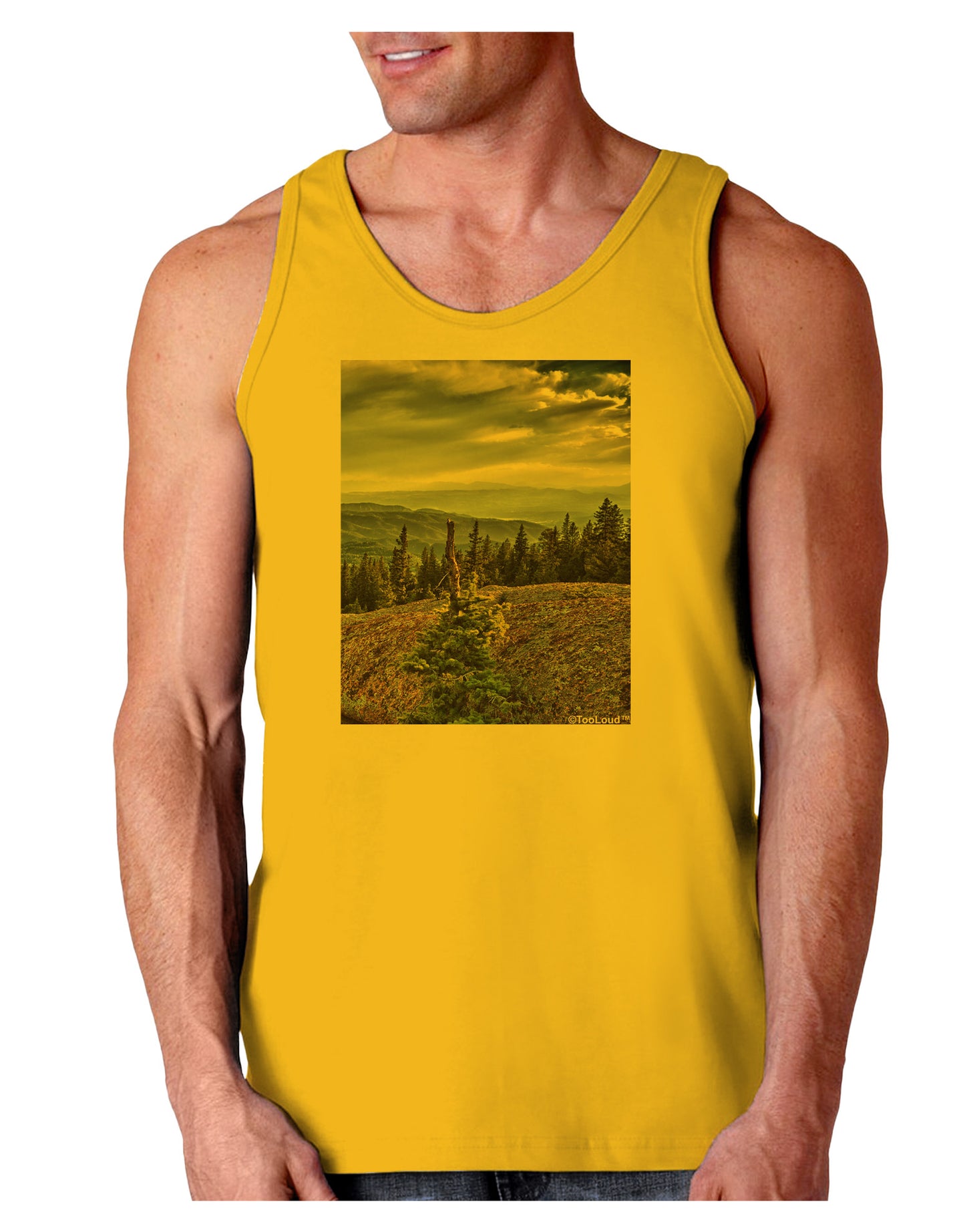 Nature Photography - Pine Kingdom Loose Tank Top by-Loose Tank Top-TooLoud-Gold-Small-Davson Sales