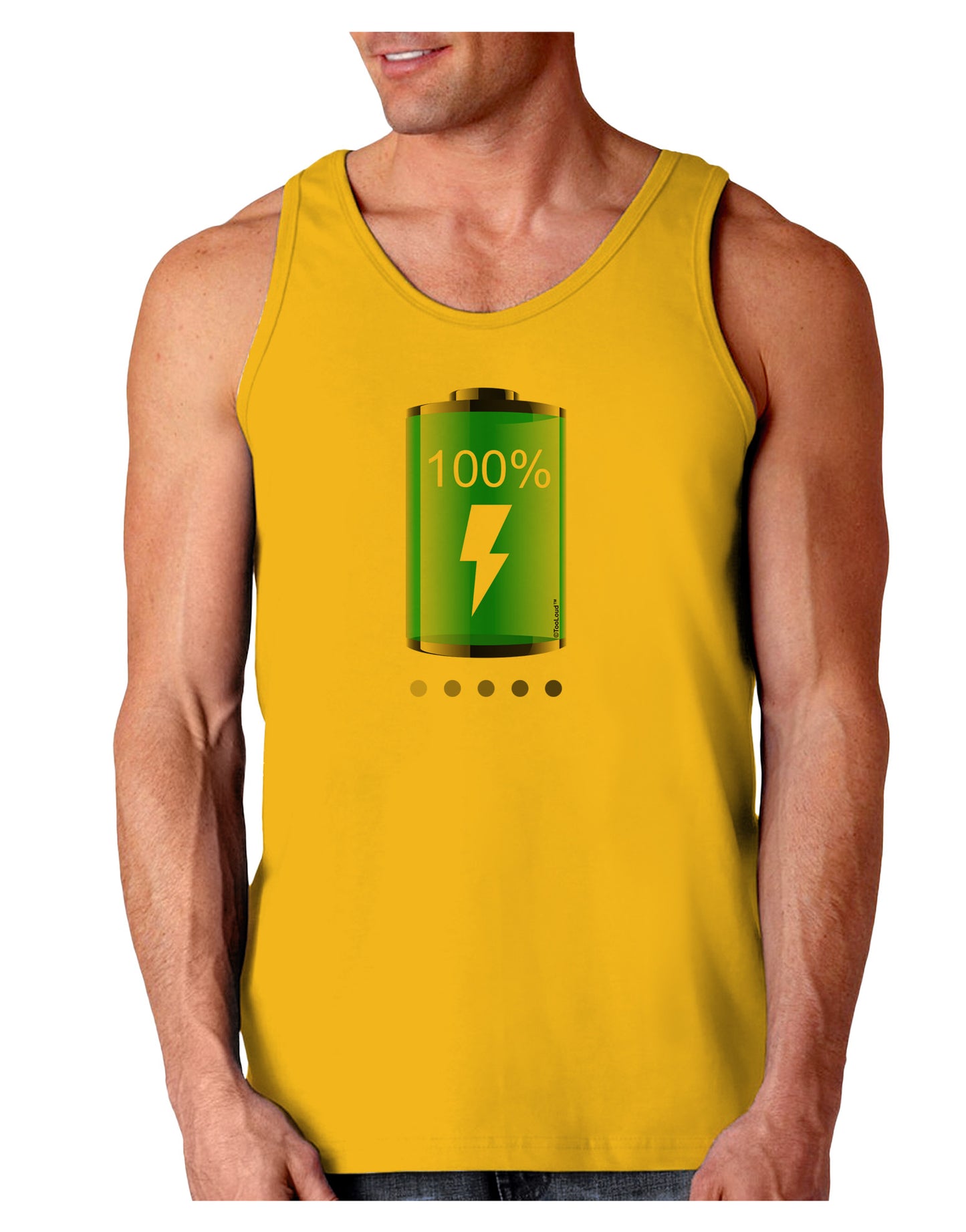 Full Energy 100 Percent Loose Tank Top-Loose Tank Top-TooLoud-Gold-Small-Davson Sales