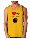 I Heart My Border Collie Loose Tank Top by TooLoud-TooLoud-Gold-Small-Davson Sales