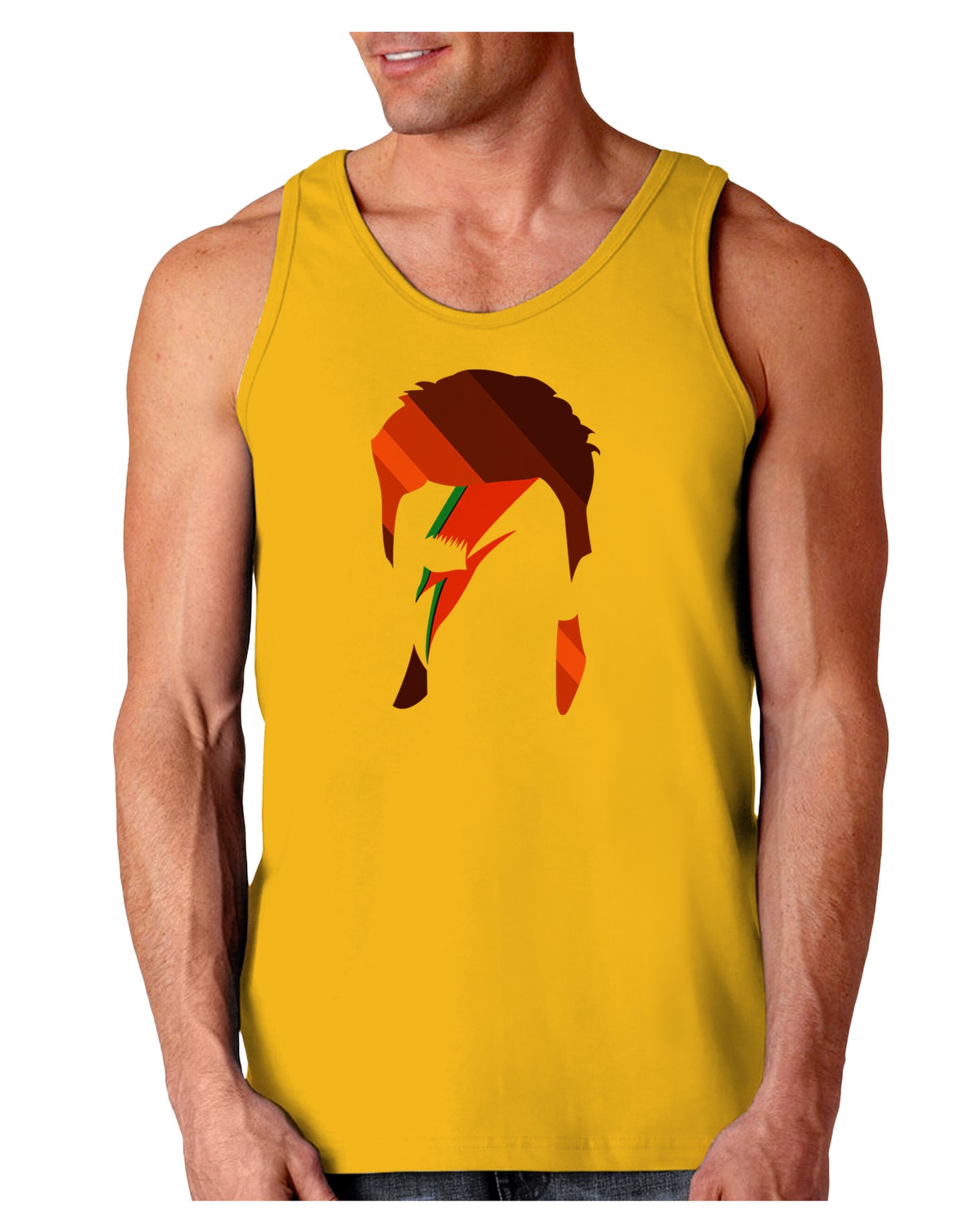 Star Man Loose Tank Top by-Loose Tank Top-TooLoud-Gold-Small-Davson Sales