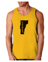 Vermont - United States Shape Loose Tank Top by TooLoud-Loose Tank Top-TooLoud-Gold-Small-Davson Sales