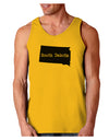 South Dakota - United States Shape Loose Tank Top by TooLoud-Loose Tank Top-TooLoud-Gold-Small-Davson Sales