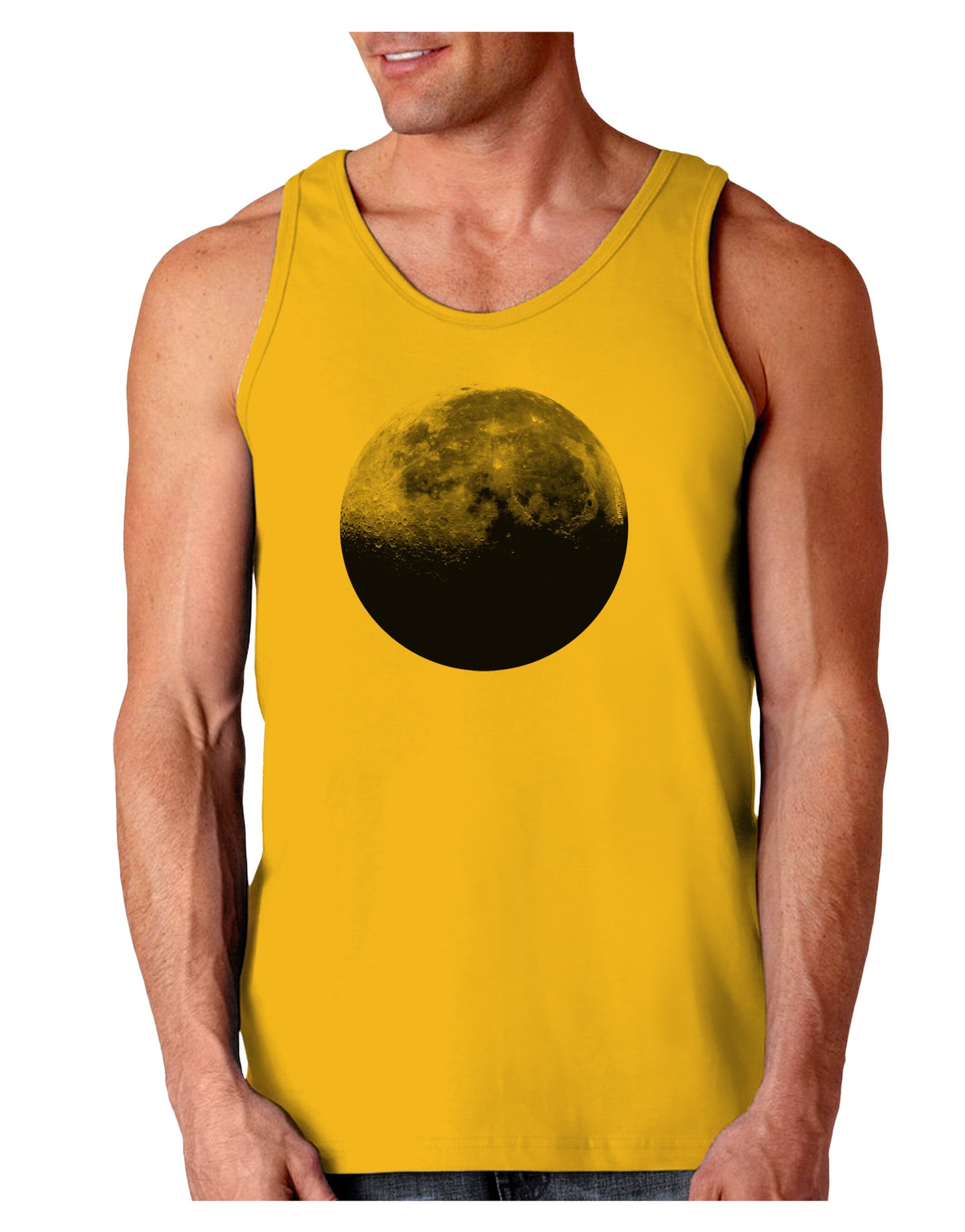 Moon of Earth Loose Tank Top-Loose Tank Top-TooLoud-Gold-Small-Davson Sales