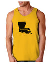 Louisiana - United States Shape Loose Tank Top by TooLoud-Loose Tank Top-TooLoud-Gold-Small-Davson Sales