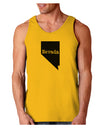 Nevada - United States Shape Loose Tank Top by TooLoud-Loose Tank Top-TooLoud-Gold-Small-Davson Sales