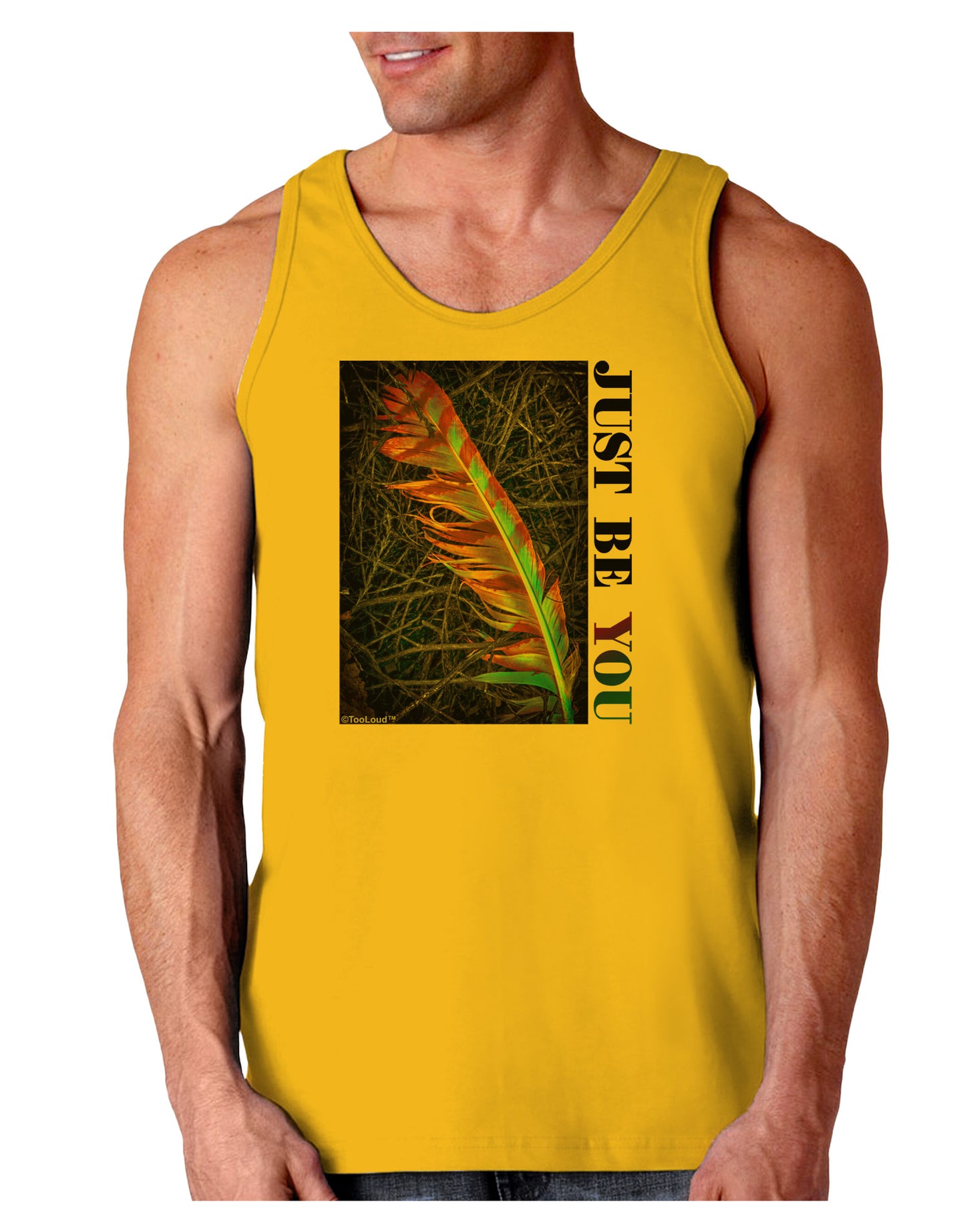 Just Be You - Unique Loose Tank Top-Loose Tank Top-TooLoud-Gold-Small-Davson Sales