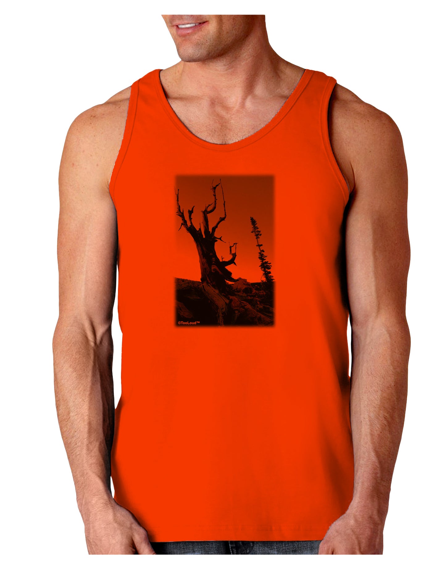 Colorado Mountain Scenery Loose Tank Top-Loose Tank Top-TooLoud-Orange-Small-Davson Sales