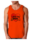 I Love My Mom - Heart Banner Design Loose Tank Top by TooLoud-Loose Tank Top-TooLoud-Orange-Small-Davson Sales