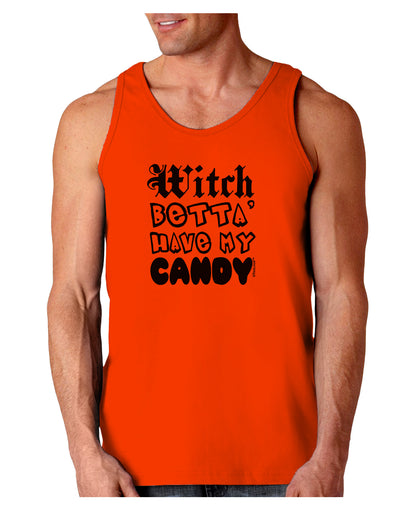 Witch Betta Have My Candy Loose Tank Top-Loose Tank Top-TooLoud-Orange-Small-Davson Sales