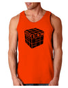 Autism Awareness - Cube B & W Loose Tank Top-Loose Tank Top-TooLoud-Orange-Small-Davson Sales