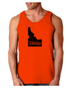 Idaho - United States Shape Loose Tank Top by TooLoud-Loose Tank Top-TooLoud-Orange-Small-Davson Sales