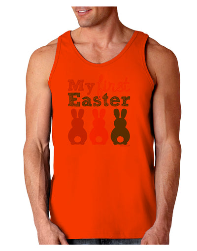 My First Easter - Three Bunnies Loose Tank Top by TooLoud-Loose Tank Top-TooLoud-Orange-Small-Davson Sales