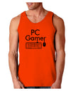 PC Gamer BnW Loose Tank Top-Loose Tank Top-TooLoud-Orange-Small-Davson Sales