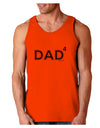 Dad to the Fourth Power - Dad of Four Loose Tank Top-Loose Tank Top-TooLoud-Orange-Small-Davson Sales