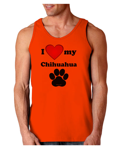 I Heart My Chihuahua Loose Tank Top by TooLoud-TooLoud-Orange-Small-Davson Sales