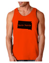 North Dakota - United States Shape Loose Tank Top by TooLoud-Loose Tank Top-TooLoud-Orange-Small-Davson Sales