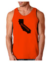 California - United States Shape Loose Tank Top by TooLoud-Loose Tank Top-TooLoud-Orange-Small-Davson Sales