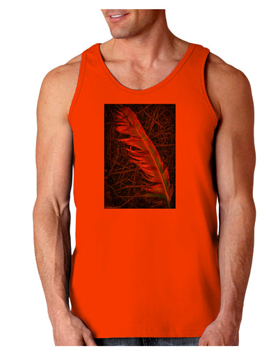 Rainbow Feather Loose Tank Top-Loose Tank Top-TooLoud-Orange-Small-Davson Sales