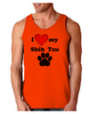 I Heart My Shih Tzu Loose Tank Top by TooLoud-TooLoud-Orange-Small-Davson Sales