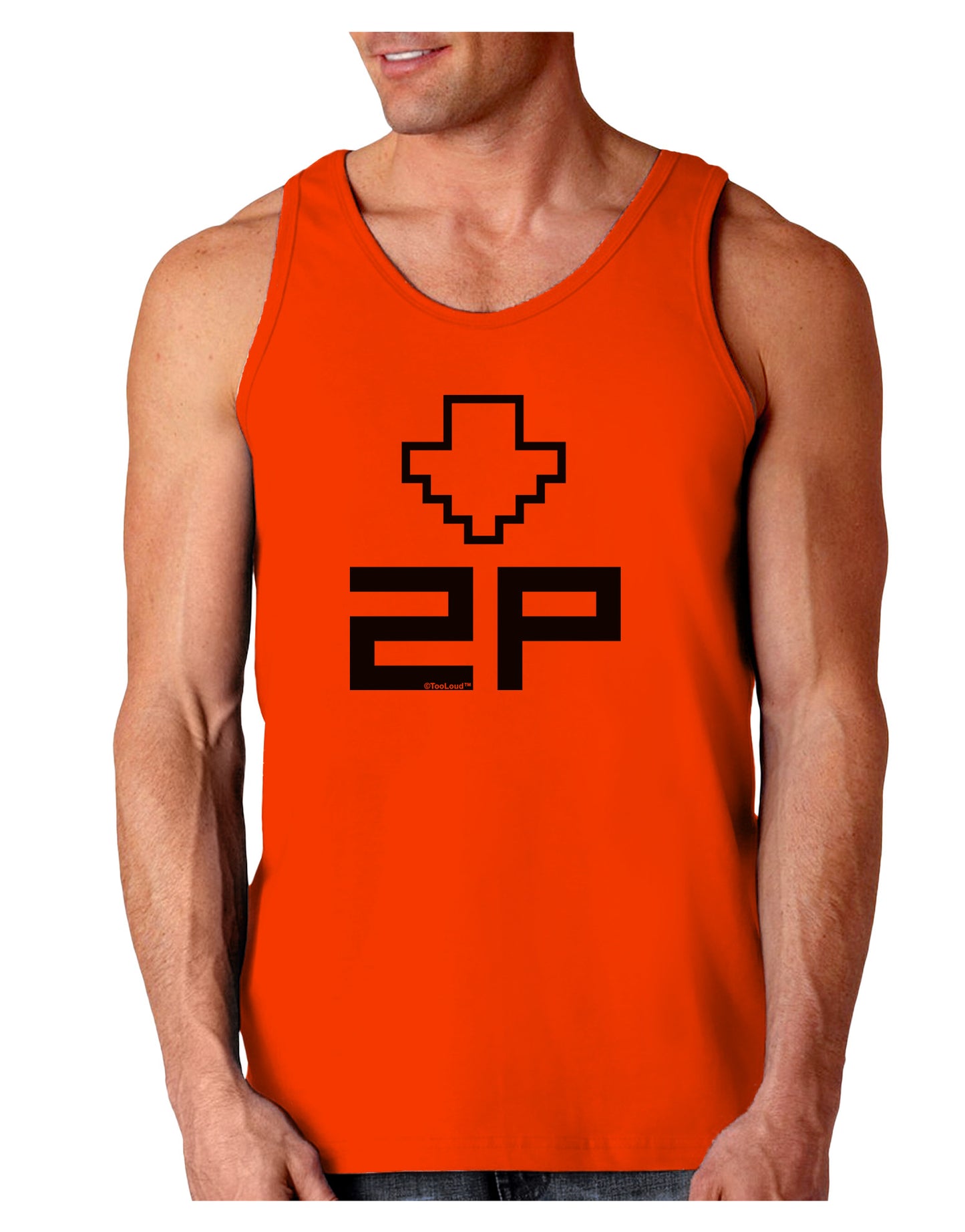Player Two Selection Icon Loose Tank Top-Loose Tank Top-TooLoud-Orange-Small-Davson Sales
