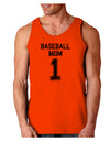 Baseball Mom Jersey Loose Tank Top-Loose Tank Top-TooLoud-Orange-Small-Davson Sales