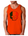 Skull Flag Ireland Loose Tank Top-Loose Tank Top-TooLoud-Orange-Small-Davson Sales