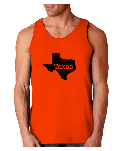 Texas - United States Shape Loose Tank Top by TooLoud-Loose Tank Top-TooLoud-Orange-Small-Davson Sales