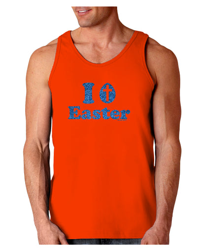 I Egg Cross Easter - Blue Glitter Loose Tank Top by TooLoud-Loose Tank Top-TooLoud-Orange-Small-Davson Sales