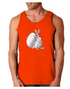 Easter Bunny and Egg Metallic - Silver Loose Tank Top by TooLoud-Loose Tank Top-TooLoud-Orange-Small-Davson Sales