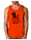 Patriotic Cat Design Loose Tank Top by TooLoud-Loose Tank Top-TooLoud-Orange-Small-Davson Sales