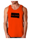 South Dakota - United States Shape Loose Tank Top by TooLoud-Loose Tank Top-TooLoud-Orange-Small-Davson Sales