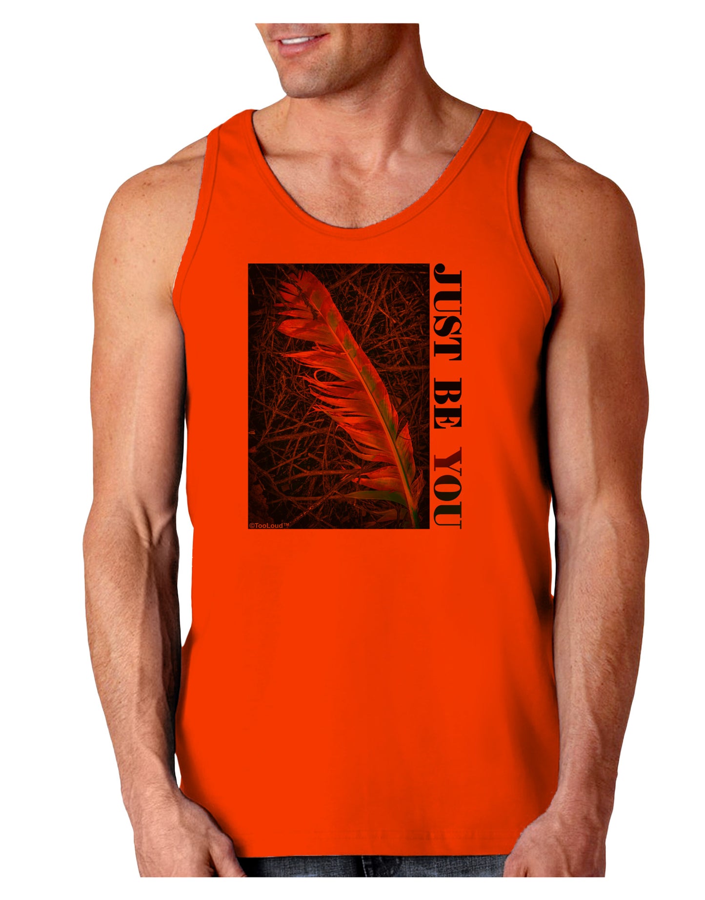Just Be You - Unique Loose Tank Top-Loose Tank Top-TooLoud-Orange-Small-Davson Sales
