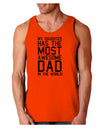 My Daughter Has the Most Awesome Dad in the World Loose Tank Top-Loose Tank Top-TooLoud-Orange-Small-Davson Sales