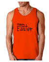 Happy Easter with Cross Loose Tank Top by TooLoud-Loose Tank Top-TooLoud-Orange-Small-Davson Sales