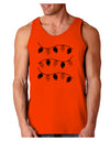 Hanukkah Lights Blue and Silver Loose Tank Top-Loose Tank Top-TooLoud-Orange-Small-Davson Sales