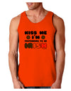 Kiss Me I'm Pretending to Be Irish Loose Tank Top by TooLoud-Loose Tank Top-TooLoud-Orange-Small-Davson Sales