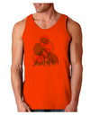 Gel Look Easter Eggs Loose Tank Top-Loose Tank Top-TooLoud-Orange-Small-Davson Sales