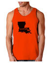 Louisiana - United States Shape Loose Tank Top by TooLoud-Loose Tank Top-TooLoud-Orange-Small-Davson Sales