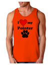 I Heart My Pointer Loose Tank Top by TooLoud-TooLoud-Orange-Small-Davson Sales