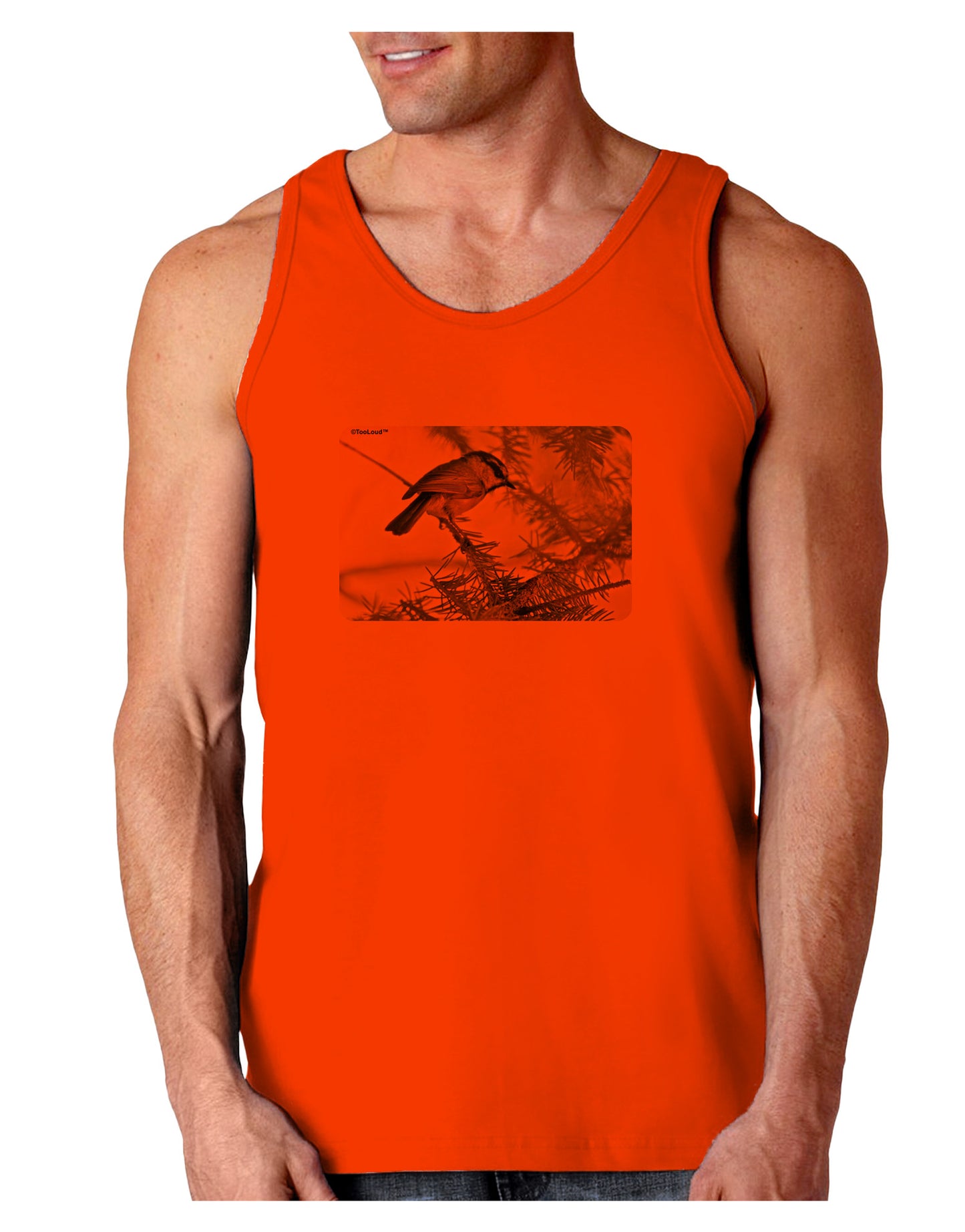 CO Chickadee Loose Tank Top-Loose Tank Top-TooLoud-Orange-Small-Davson Sales