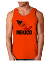 Mexico Outline - Mexican Flag - Mexico Text Loose Tank Top by TooLoud-Loose Tank Top-TooLoud-Orange-Small-Davson Sales