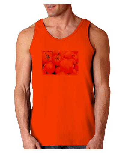 Watercolor Tomatoes Loose Tank Top-Loose Tank Top-TooLoud-Orange-Small-Davson Sales