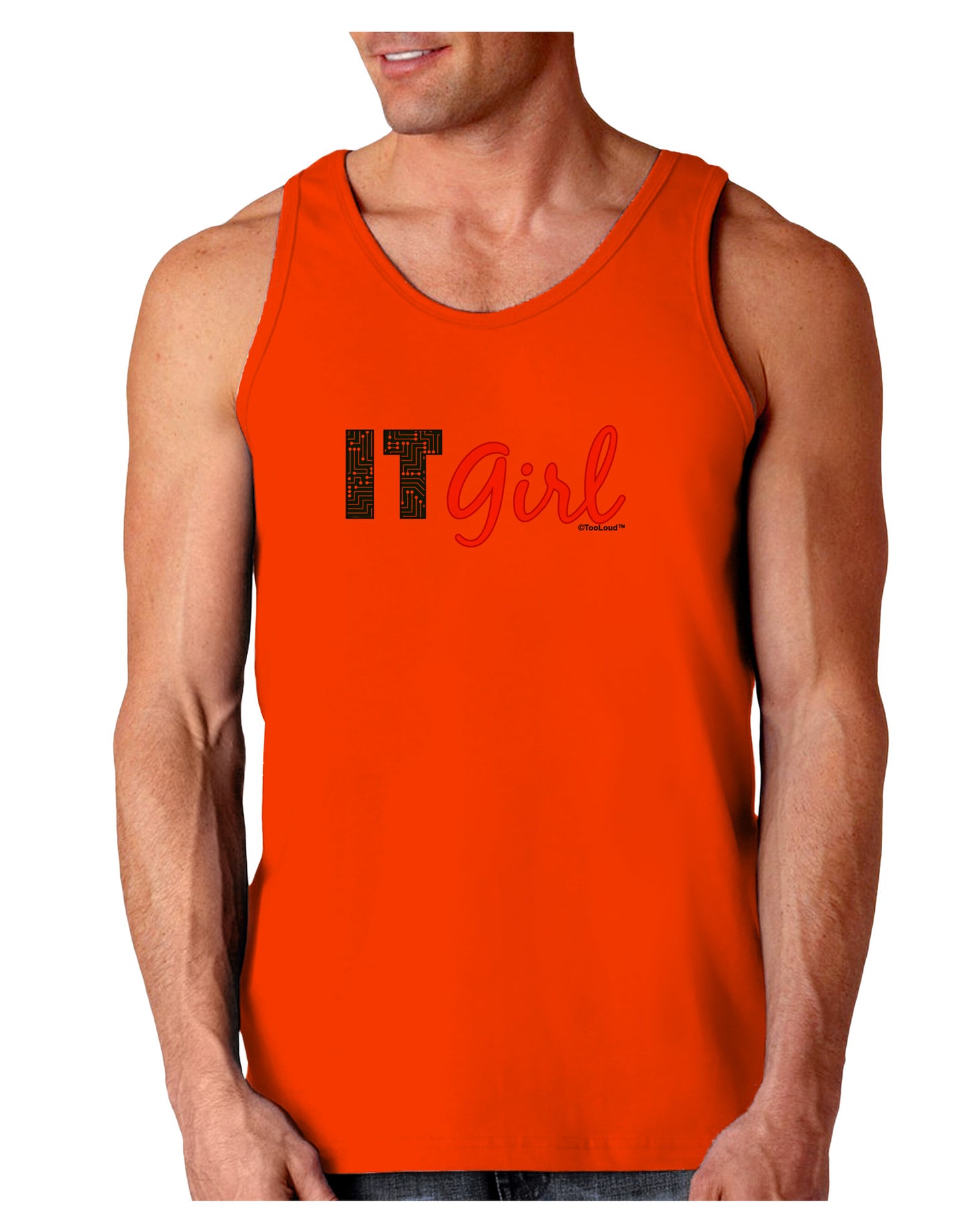 IT Girl Loose Tank Top-Loose Tank Top-TooLoud-Orange-Small-Davson Sales