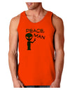 Peace Man Alien Loose Tank Top