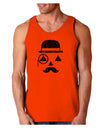 Gentleman Pumpkin Distressed Loose Tank Top-Loose Tank Top-TooLoud-Orange-Small-Davson Sales