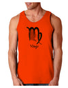 Virgo Symbol Loose Tank Top-Loose Tank Top-TooLoud-Orange-Small-Davson Sales