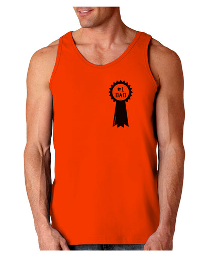 Number One Dad Award Ribbon Loose Tank Top-Loose Tank Top-TooLoud-Orange-Small-Davson Sales