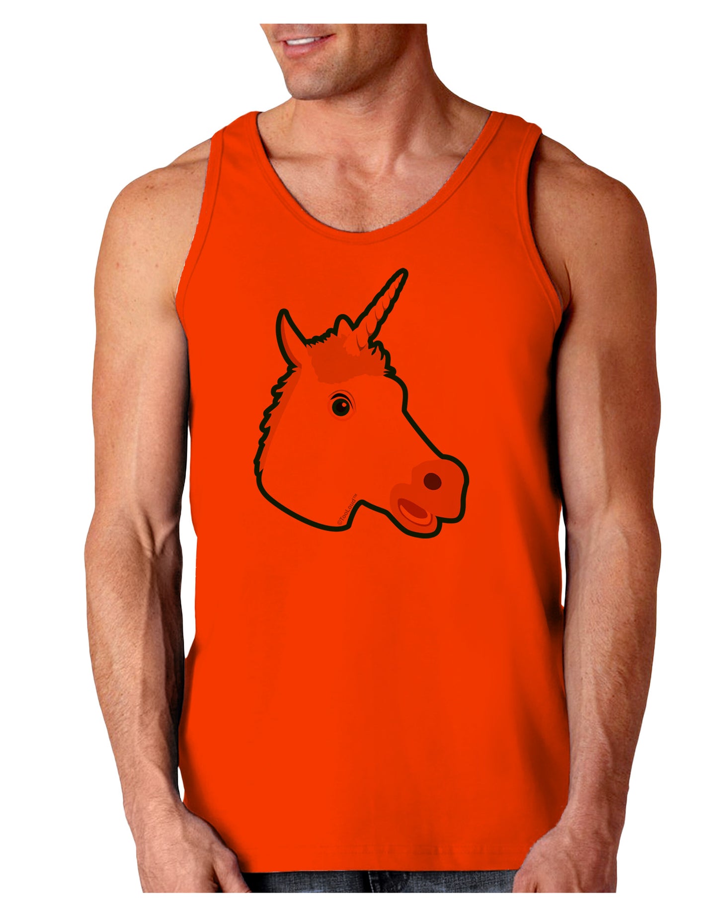 Fanciful Unicorn Loose Tank Top-Loose Tank Top-TooLoud-Orange-Small-Davson Sales